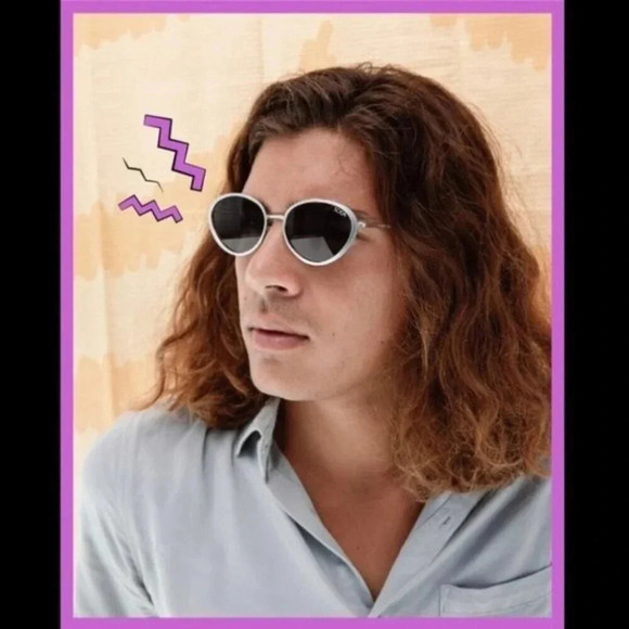 SODA SHADES BOSTON SILVER BLACK UNISEX POLARIZED SUNGLASSES - Picture 7 of 14